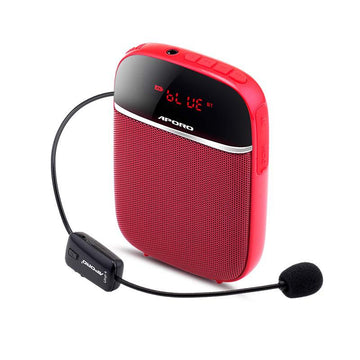 T2 10W Mini Wireless UHF Speaker, Bluetooth loudspeaker with UHF Microphone and FM Radio